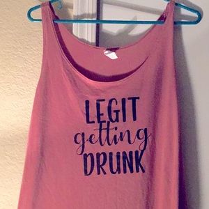 Legit getting drunk tank